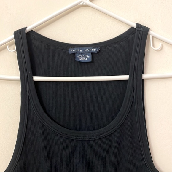 Ralph Lauren Tank Top Navy Blue sz M Modest EU Preppy Classic Simple Cute Chic - Picture 5 of 12